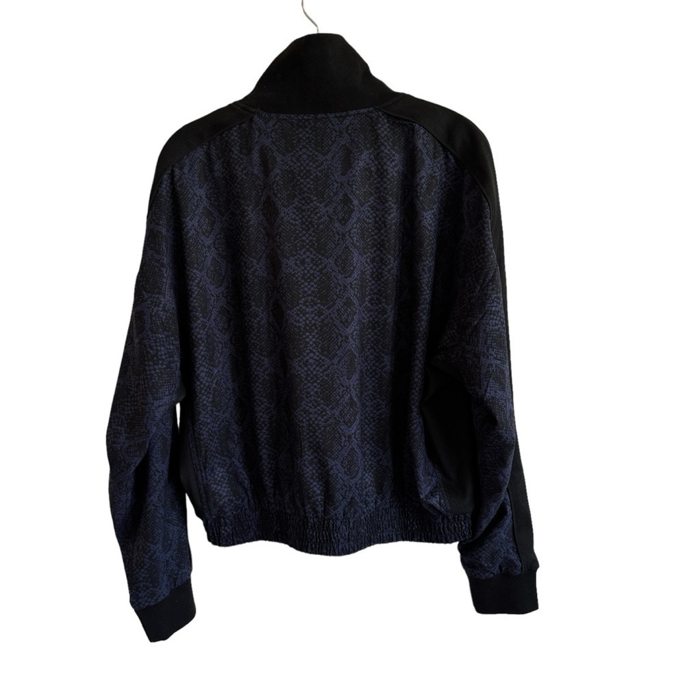 Athleta Brooklyn Python Print Track Bomber Full Z… - image 5